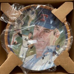 Nolan Ryan "Strikeout Express" Plate by The Hamilton Collection, NIB